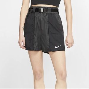nike woven buckle shorts